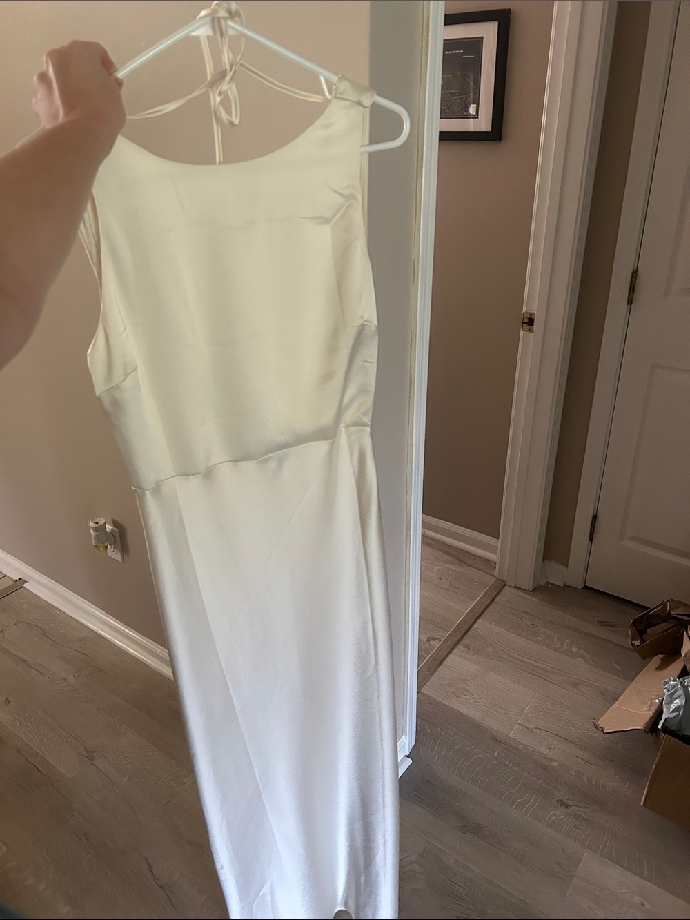 Ivory Sleeveless Maxi Dress